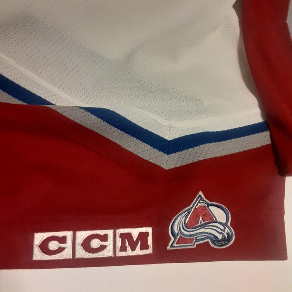 CCM Men's VTG 90's NHL Colorado Avalanche Hockey Jersey Size XL - Picture 4 of 6